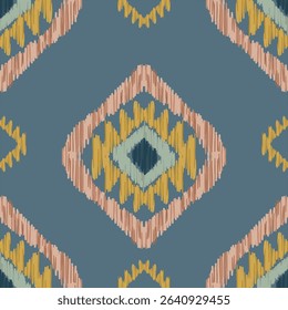 Motifs African boho paisley Floral Ikat pattern embroidery border. Ethnic ikat floral Ethnic Indian Pattern Ikat pattern Ethnic Pattern.Border indian floral Aztec embroidery border seamless patterns.