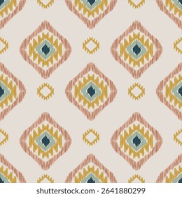 Motifs African boho paisley Floral Ikat pattern embroidery border. Ethnic ikat floral Ethnic Indian Pattern Ikat pattern Ethnic Pattern.Border indian floral Aztec embroidery border seamless patterns.