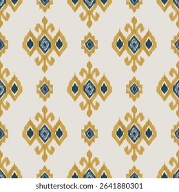 Motifs African boho paisley Floral Ikat pattern embroidery border. Ethnic ikat floral Ethnic Indian Pattern Ikat pattern Ethnic Pattern.Border indian floral Aztec embroidery border seamless patterns.