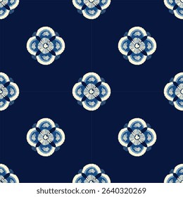 Motifs African boho shibori Ikat pattern embroidery border. Ethnic ikat floral Shibori Pattern Ikat pattern Ethnic Pattern.Border indian floral Aztec embroidery border seamless patterns.