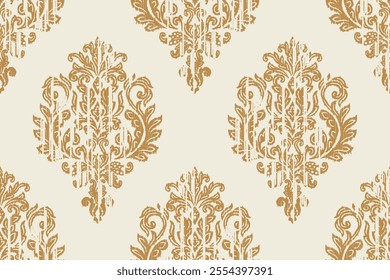 Motifs African paisley boho Floral Ikat seamless pattern embroidery border. Ethnic ikat saree sarong  flower design for Ikat pattern and Ethnic Pattern.Border indian floral Aztec embroidery patterns.