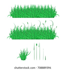 motifs with grass for design brushes
