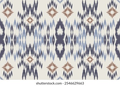 Motifs Ikat floral embroidery floral.ethnic oriental pattern traditional.geometric folklore ornament. Seamless striped pattern in Aztec style. Design for texture, fabric, clothing, wrapping