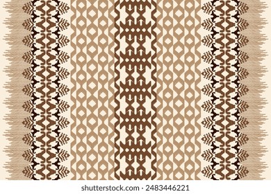 Motifs Ikat floral paisley embroidery background.geometric ethnic oriental pattern traditional.Aztec-style abstract. design for texture, fabric, clothing, wrapping, decoration