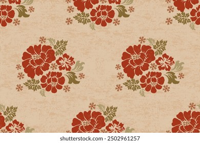 Motifs Ikat floral paisley embroidery background.geometric ethnic oriental pattern traditional.Aztec-style abstract. design for texture, fabric, clothing, wrapping, decoration