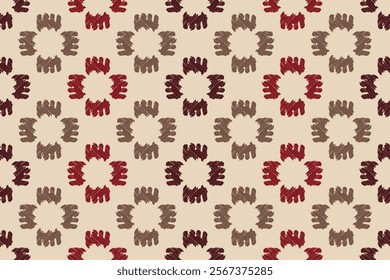 Motifs Ikat floral paisley embroidery floral.ikat ethnic oriental pattern traditional.Ikat embroidery style abstract embroidery border design for texture, fabric, clothing, wrapping, decoration