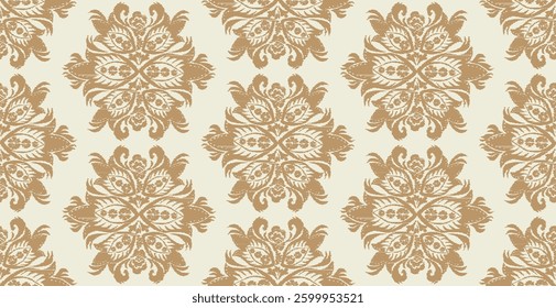 Motifs Ikat floral paisley embroidery background.geometric ethnic oriental pattern traditional.Aztec-style abstract vector illustration. Design for texture, fabric, clothing, wrapping, decoration