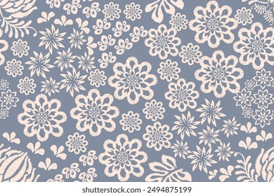 Motifs Japanese boho paisley Floral Ikat pattern embroidery. Ethnic ikat floral Ethnic Indian Pattern Ikat pattern Ethnic Pattern. indian floral Aztec embroidery seamless patterns