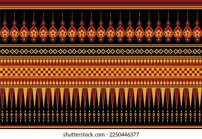 The motifs typical pattern design, ornament, ethnic pattern, Indian pattern 