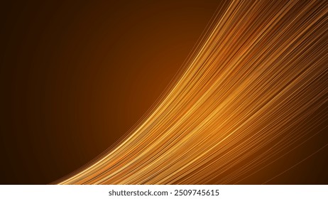 Motion Abstract Neon Threads Background. Color Line Lights Background. Optical Fiber Vector with Shine Bright Effect. Abstract Ribbon Vector Design.
