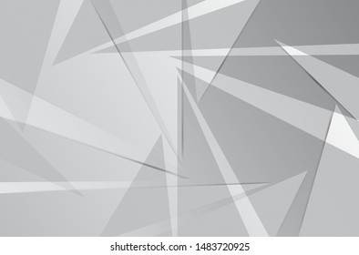 Motion Abstract white and gray gradient background.geometric modern design.vector Illustration.