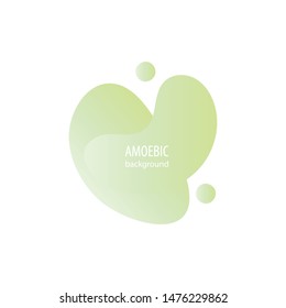 Motion amoeba fluid abstract background paper cut. Liquid bubble for logo text. Book cover modern banner pastel sweet colors