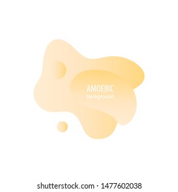 Motion amoeba fluid abstract background paper cut. Liquid bubble for logo text. Book cover modern banner pastel sweet colors
