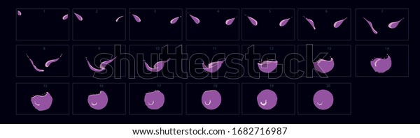 Motion Animation Effect Transitions Animation Effect: เวกเตอร์สต็อก ...