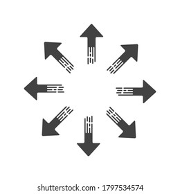 Motion Arrow Vector Image Design
