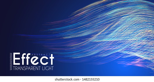 Motion Backgound. Magic color amd light effect design template. Shining depth space.