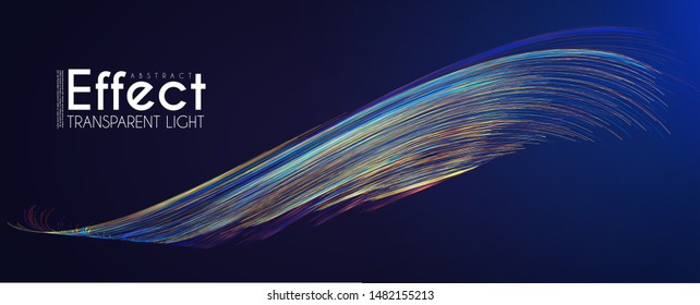 Motion Backgound. Magic color amd light effect design template. Shining depth space.