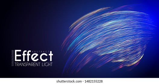 Motion Backgound. Magic color amd light effect design template. Shining depth space.