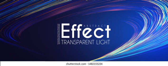 Motion Backgound. Magic color amd light effect design template. Shining depth space.