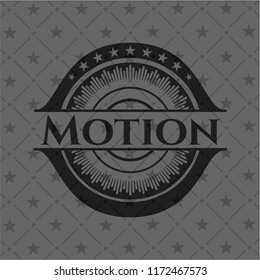 Motion black emblem