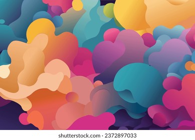Motion colorful wave movement abstract vector background
