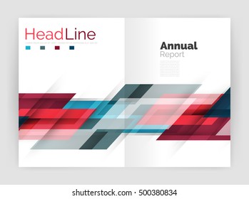 Motion concept. Business annual report cover templates. Brochure or flyer layout