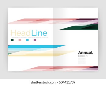 Motion concept. Business annual report cover templates. Brochure or flyer layout