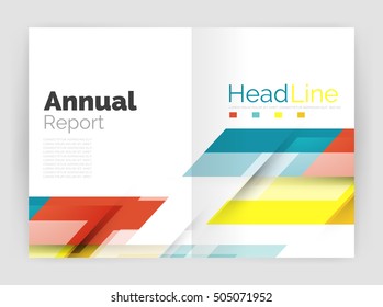 Motion concept. Business annual report cover templates. Brochure or flyer layout