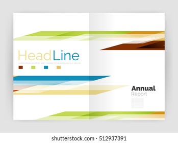 Motion concept. Business annual report cover templates. Brochure or flyer layout