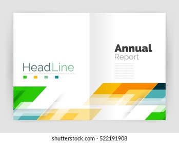 Motion concept. Business annual report cover templates. Brochure or flyer layout
