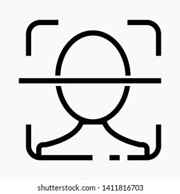 Motion detector line icon, security and guard isolated minimal single flat linear icon for application and info-graphic. Commercial line vector icon for websites and mobile minimalistic flat design.