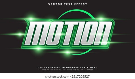 Motion Fast editable text effect Template with modern style