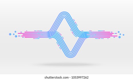 motion floating sound wave equalizer