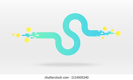 motion floating sound wave equalizer