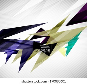 Motion geometric shapes - rapid straight lines for infographics | business background | numbered banners | business lines | graphic website layout vector