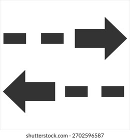 Icono de glifo de movimiento Ilustración vectorial