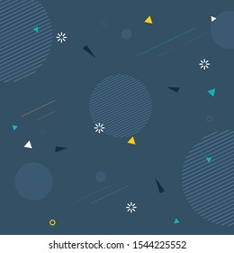 Motion graphics elements vector illustration background, Template