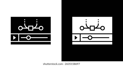 Motion Graphics icon concept, vector illustration