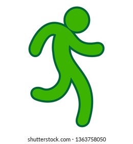 motion icon. Simple element illustration. motion concept symbol design. Can be used for web and mobile UI/UX - Vector