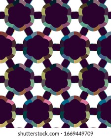 Motion kaleidoscopic background. Looped ornamental animation.