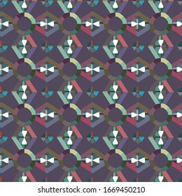 Motion kaleidoscopic background. Looped ornamental animation.