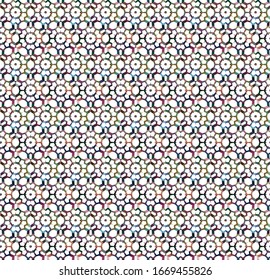 Motion kaleidoscopic background. Looped ornamental animation.