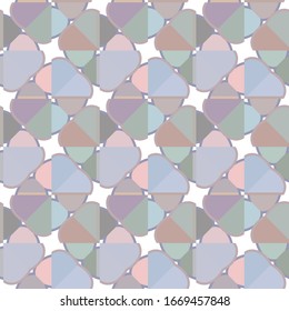 Motion kaleidoscopic background. Looped ornamental animation.