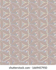 Motion kaleidoscopic background. Looped ornamental animation.