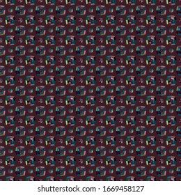 Motion kaleidoscopic background. Looped ornamental animation.