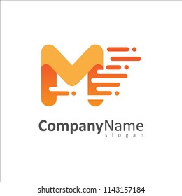 motion letter m logo