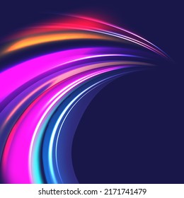 Motion light dark abstract speed line vector background.