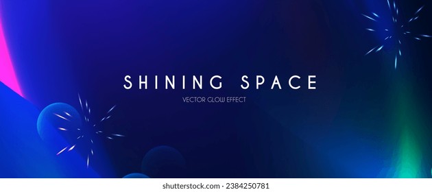 Motion light effect. Shining magic background and liquid speed light.