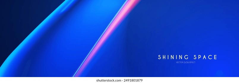 Motion light effect. Shining magic background and liquid speed light