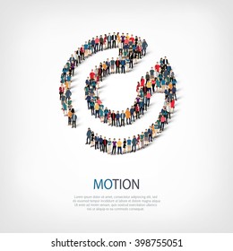 motion  people  symbol